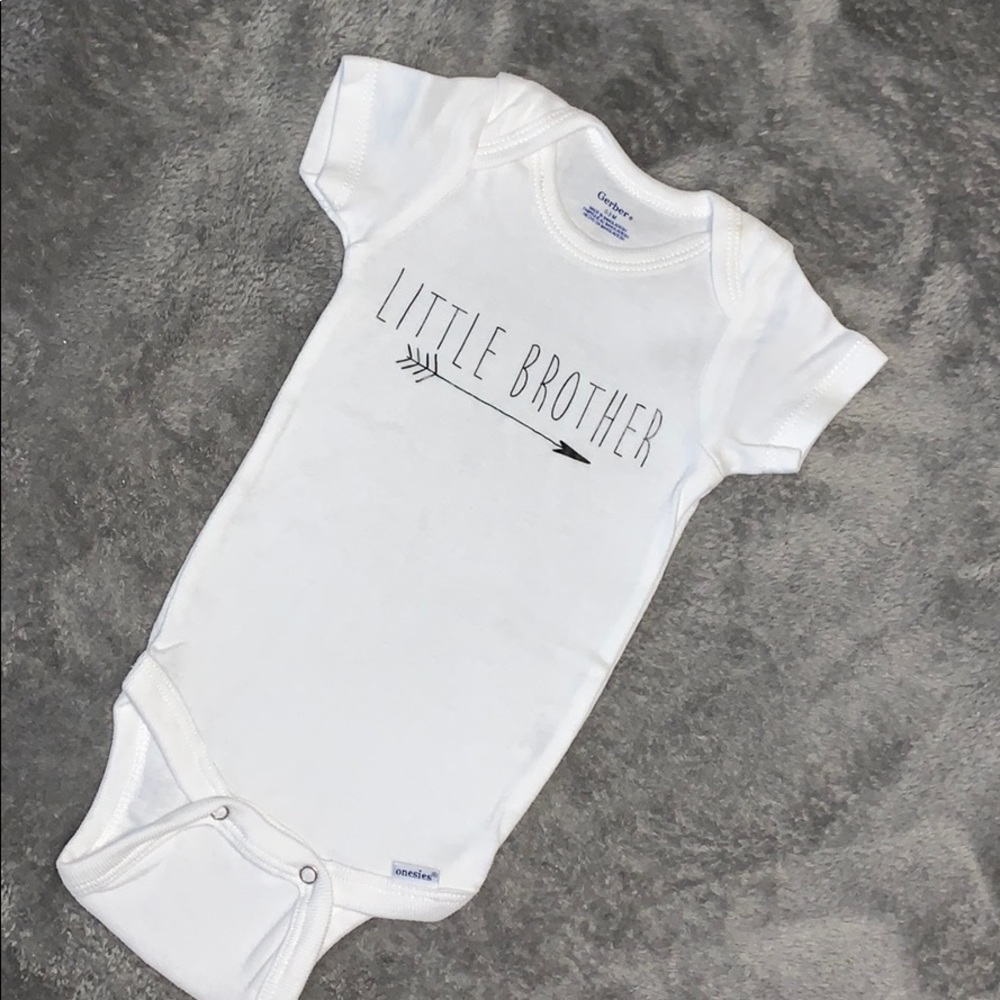 0-3 month Little Brother Gerber Onesie